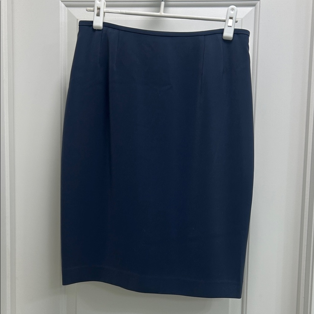 Kasper Bluish Grey Women's Skirt Fully lined (some fade on back kick pleat)